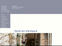 optik-am-kleistpark.de Webseite Vorschau