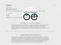 optik-erasmy.de Webseite Vorschau