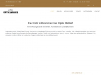 optik-haller.de Webseite Vorschau