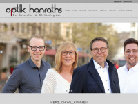 optik-hanraths.de Webseite Vorschau