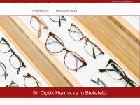 optik-hennicke.de Webseite Vorschau