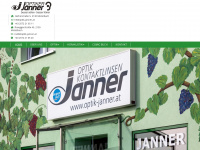 optik-janner.at Webseite Vorschau