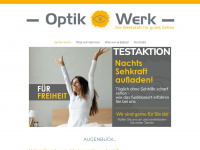 optik-werk.de Webseite Vorschau