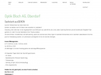 optikbloch.ch Webseite Vorschau