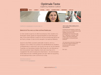 optimale-texte.at Webseite Vorschau