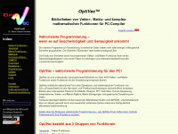optivec.de Webseite Vorschau