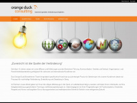 orange-duck.at Webseite Vorschau