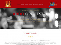 orchester-ardo.de Webseite Vorschau