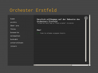orchester-erstfeld.ch Webseite Vorschau