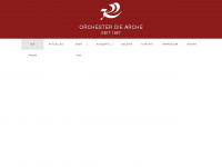 orchester-die-arche.de Webseite Vorschau
