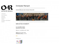orchester-reinach.ch Webseite Vorschau
