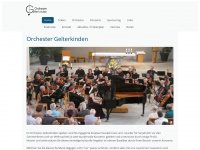 orchestergelterkinden.ch Webseite Vorschau