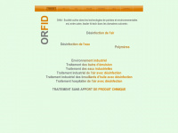 orfid.ch Webseite Vorschau
