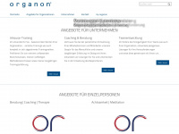 organon-online.de Webseite Vorschau