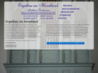 orgelbau-im-havelland.de Webseite Vorschau