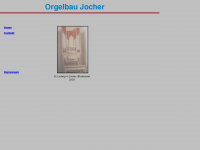 orgelbau-jocher.de Webseite Vorschau
