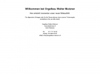 orgelbau-mutzner.ch Webseite Vorschau