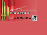 orgelbau-hardt.de Webseite Vorschau
