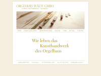 orgelbau-waelti.ch Webseite Vorschau