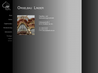 orgelbau-linder.de Webseite Vorschau