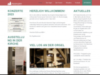 orgelbauverein-moelln.de Webseite Vorschau