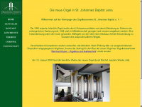 orgelbauverein-jena.de Webseite Vorschau