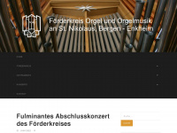 orgelkonzerte-st-nikolaus.de Webseite Vorschau