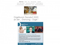 orgelkunst-ziersdorf.at Webseite Vorschau