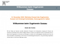 orgelverein-gossau.ch Webseite Vorschau