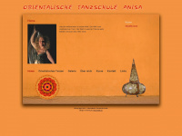 orientalische-tanzschule-anisa.ch Webseite Vorschau
