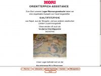 orientteppich-assistance.ch Webseite Vorschau
