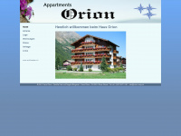 orion-anja.ch Webseite Vorschau