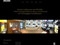 orlandi-uhren.ch Webseite Vorschau