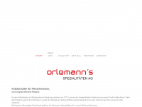 orlemann.ch Webseite Vorschau