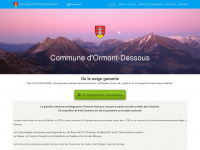 ormont-dessous.ch Webseite Vorschau