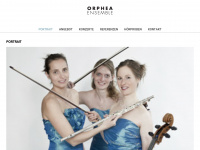 orpheaensemble.ch Webseite Vorschau