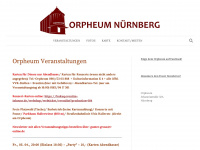 orpheum-nuernberg.de Webseite Vorschau