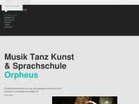 orpheus-schule.de Webseite Vorschau