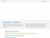 orschulen.ch Webseite Vorschau