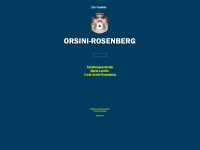 orsini-rosenberg.at Webseite Vorschau