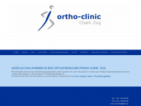ortho-clinic.ch Webseite Vorschau