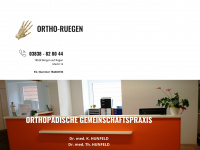 ortho-ruegen.de Webseite Vorschau