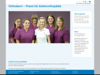 orthobern.ch Webseite Vorschau