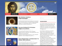 orthodoxekirche.at Webseite Vorschau