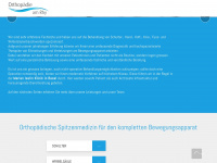 ortholink.ch Webseite Vorschau