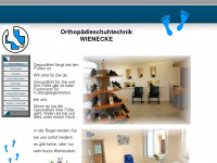 orthop-wienecke.de Webseite Vorschau