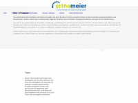 orthomeier.ch Webseite Vorschau