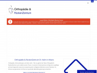 orthopaede-moers.de Webseite Vorschau