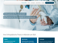 orthopaeden-ms.de Webseite Vorschau