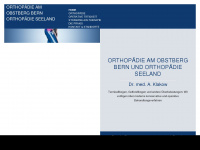 orthopaedie-am-obstberg.ch Webseite Vorschau